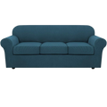 Dark gray azure Premium three seat sofa